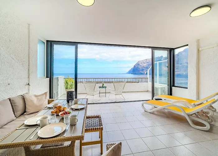 דירה Stunning Cliffs And Ocean View In Gigantes *